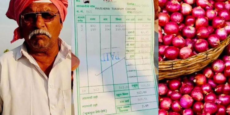 512 கிலோ வெங்காயம் ரூ.2-க்கு ஏலம் போன அவலம்! புலம்பித்தள்ளும் விவசாயி! காரணம் என்ன?