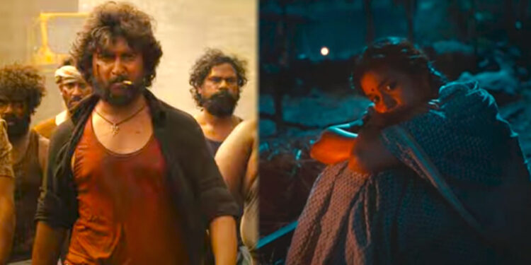 நானியின் அசரடிக்கும் ’தசரா’ பட டிரெய்லர் வெளியானது!