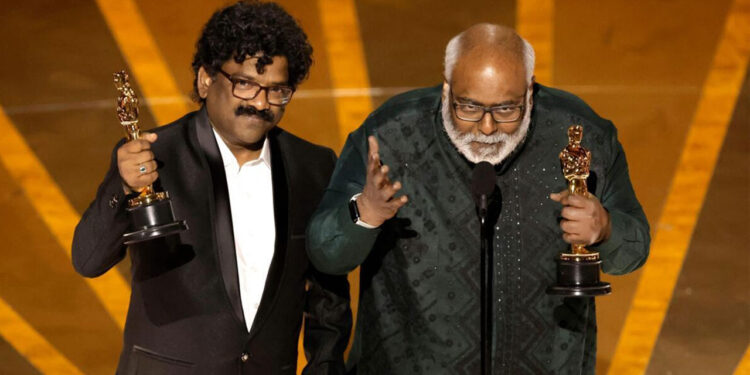 ஆஸ்கரை தட்டித் தூக்கிய ஆர்.ஆர்.ஆர் படத்தின் ’நாட்டு  நாட்டு’ பாடல்!