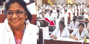 63 வயதில் மருத்துவம் படிக்கும் மூதாட்டி!