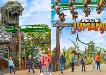 இங்கிலாந்தில் திறக்கப்பட்டுள்ள உலகின் முதல் ’ஜுமான்ஜி’ பூங்கா!