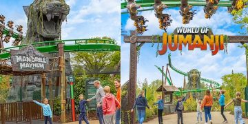 இங்கிலாந்தில் திறக்கப்பட்டுள்ள உலகின் முதல் ’ஜுமான்ஜி’ பூங்கா!