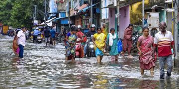சென்னையில் இரவு முழுவதும் கனமழை: எம்.ஜி.ஆர். நகரில் 15.14 செ.மீ. பதிவு