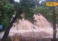 கும்பக்கரை அருவியில் வெள்ளப்பெருக்கு: சுற்றுலாப் பயணிகள் குளிக்கத் தடை