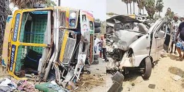 சேலம் அருகே லாரி மீது கார் மோதல்: 3 இளைஞர்கள் உயிரிழப்பு