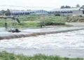 நொய்யல் ஆற்றில் மீண்டும் வெள்ளம்: திருப்பூரில் தரைப்பாலம் மூழ்கியது